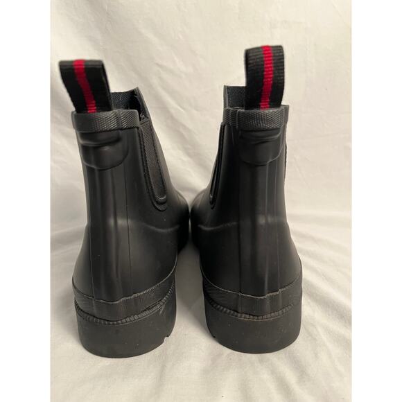 Tretorn Chelsea Rain Boots Women’s 9 Black Waterproof New - Picture 5 of 8